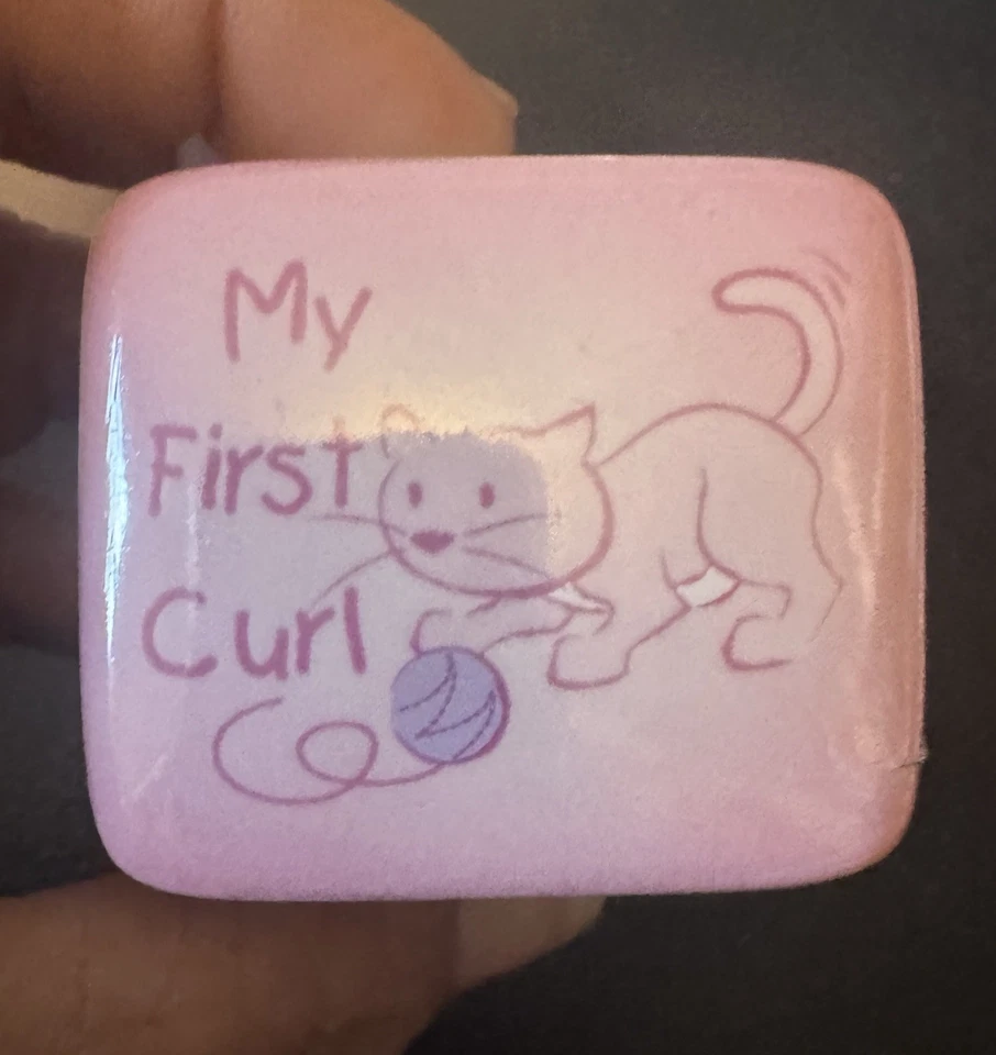 Lote Primera Hucha Bebés, Primera Caja de Dientes, Primera Caja de Rizos, Gatito Gatos Rosa Foto 4 de 4