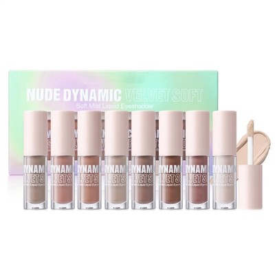 8 Colors Liquid Eye Shadow Smooth Creamy Eyeshadow Lightweight High- Set