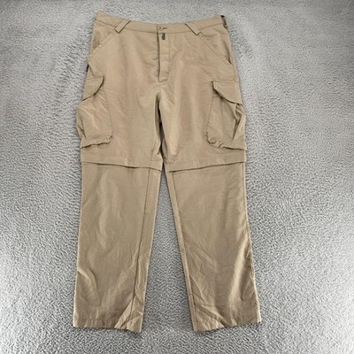 Nike ACG Convertible Pants Mens 38 Beige Hiking Zip Off Cargo Outdoor Gorpgcore