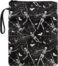 Book Covers for Paperbacks, Booksleeve with Zipper, Halloween Book Lover Gifts, 