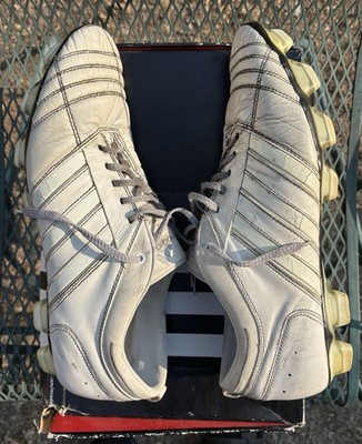 Adidas Adipure II Custom White US Size 11.5 Soccer Cleats Kangaroo Leather 