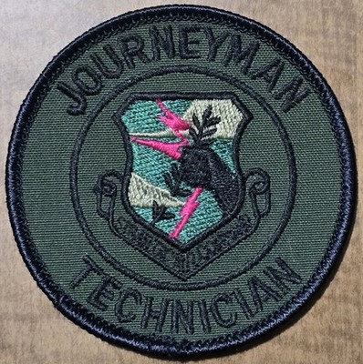 USAF AIR FORCE JOURNEYMAN TECHNICIAN Strategic Air Command Patch 3'' SUBDUED VTG