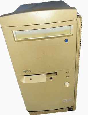 Vintage IBM Aptiva Model 2156 Desktop Computer AMD-350MHZ - 256MB RAM  IDE64GBSD