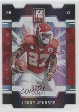 2009 Donruss Elite Status Red Die-Cut 2/27 Larry Johnson #49 0a1