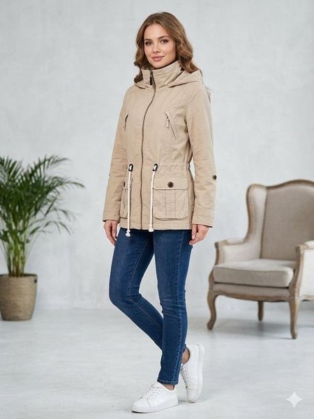 Women Peter Storm Jacket Beige UK 12