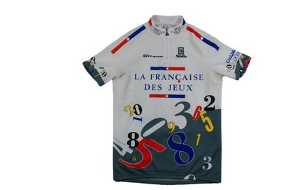 Vintage Fahrradtrikot Französische Sibille der Spiele Zigeunerin