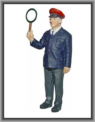 Figura de estaño Dingler pintada a mano - Supervisor años 60 DB en 1:32 (100205) | Zustand: Neu