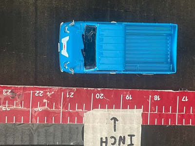 #ad #ad Vintage Blue Plastic Toy 1963 Honda T360 pickup Milk Truck 1 35 Pro Built $19.99