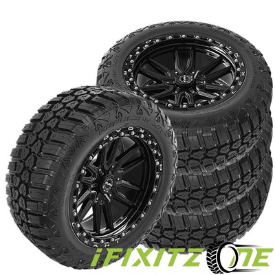 4 RBP Repulsor X/T RX 35x12.50x18 123Q Mud Tires Truck [ Load Range E, 10 PLY ]