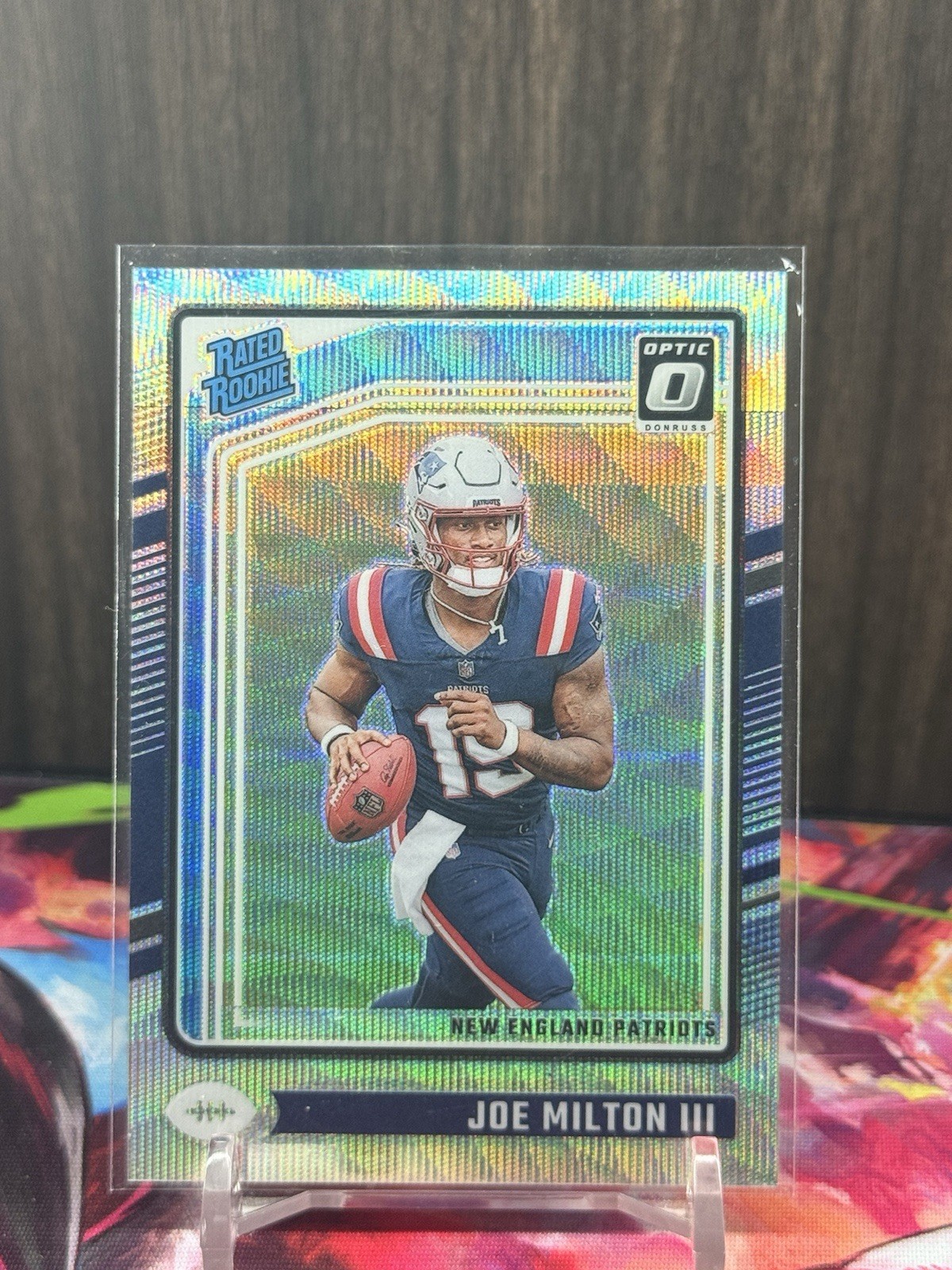 2024 PANINI DONRUSS OPTIC WAVE #255 JOE MILTON III ROOKIE RC /300