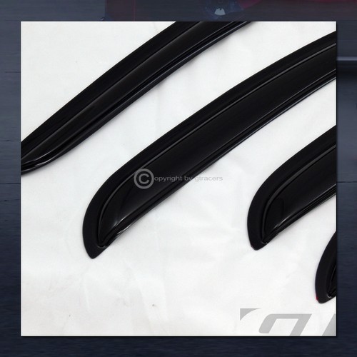 Para Silverado/Sierra 2007-2013 cabina extendida protector parasol/lluvia parasol viseras de ventana 4 piezas - Imagen 5 de 7