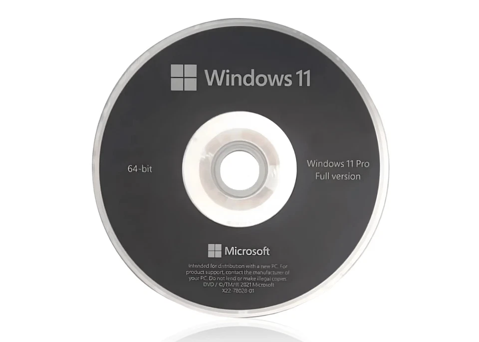 Windows 11 Pro 64 bits DVD Microsoft auténtica clave de licencia nueva y sellada Foto 2 de 3