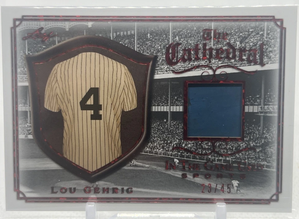 💥LOU GEHRIG STADIUM SEAT💥2022 LEAF SPORTS THE CATHEDRAL YANKEE STADIUM SEAT🔥 - Image 2 of 4
