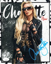 Charlotte Flair (8x10 metallic) FULL SIGNATURE jsa photo signed autographed WWE