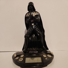 STARWARS DARTH VADER 12" ALARM CLOCK RADIO SOUND LIGHTS WORKS GREAT