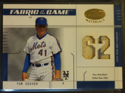 2003 Leaf Certified Materials Fabric of the Game Tom Seaver (#FG-130) /62