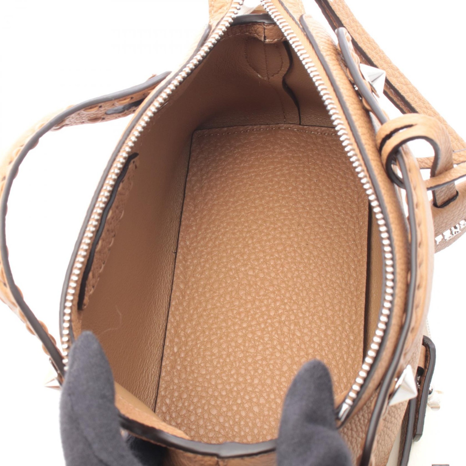 FENDI By the Way Selleria Mini crossbody shoulder Handbag 8BS098ASU2F0EMR brown image 3