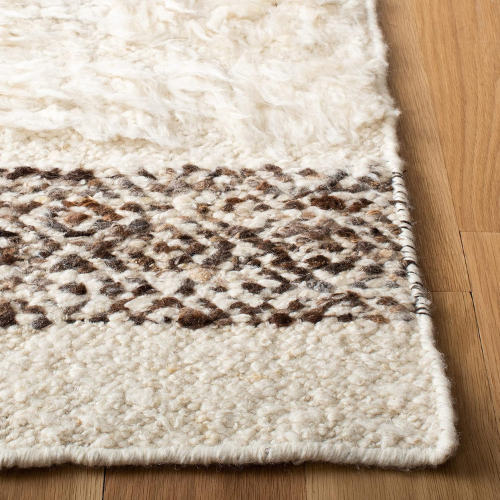Hand Loom Woollen Rug Area Rug, Hand Knotted Wool Natural Area Rug, Brown rug - Picture 7 of 7