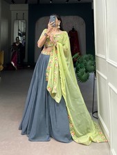 Indian Lehenga Choli Wedding Party Fabulous Designer Bollywood Ethnic Bridal