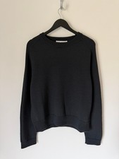 Our Legacy True Roundneck Sweater - Size 50 - Off Black Rustic Merino - NEW