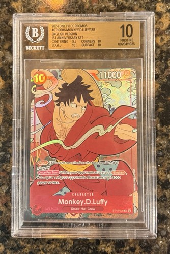 Monkey.D.Luffy (English Version 1st Anniversary Set) graded BGS 10 for sale on eBay