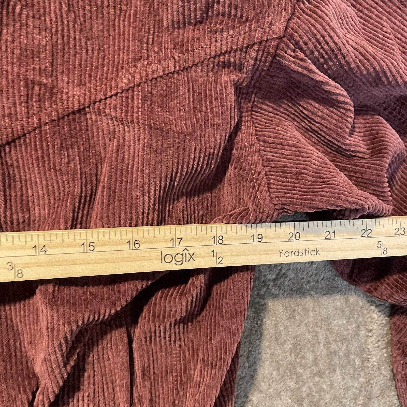 American Eagle Jacket Womens Medium Corduroy Maro… - image 4