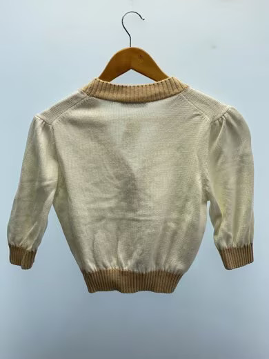 PRADA/Cropped Cardigan/Lightweight Cardigan/Size 40/Cotton/White/P25I04 S211 1Z0 thumbnail 2
