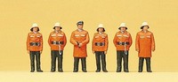 FeuerwehrmäNner In Schutzkleidung (6) Exklusives Ho/Oo Figuren Set Preiser 10214