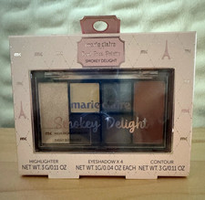 marie claire Smokey Delight Pressed Powder Face Palette 6pc Highlighter/Shadow