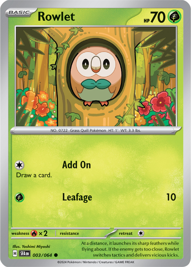 Rowlet - 003/064 - Shrouded Fable