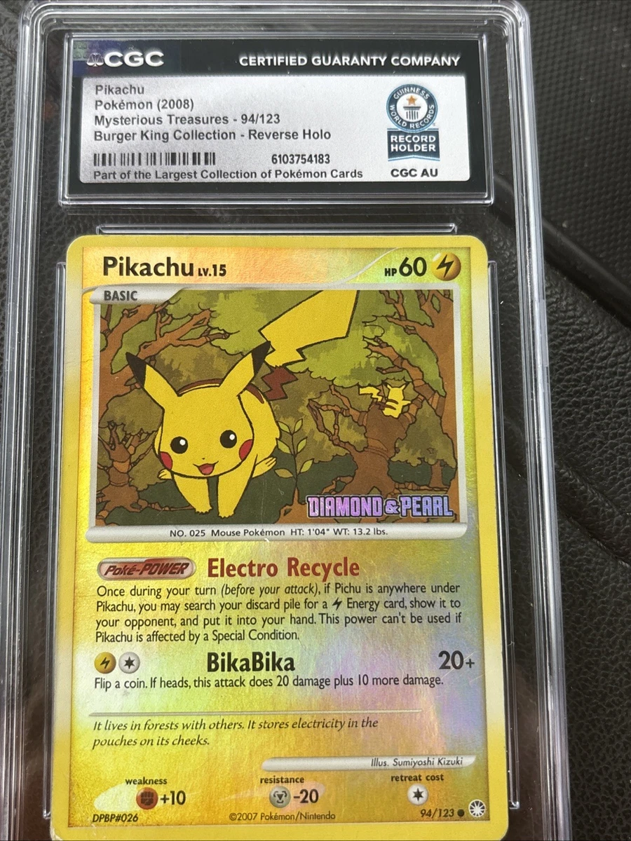 Pikachu Pokmon TCG Burger King Individual Trading Card Games for sale - eBay Pikachu Pokmon TCG Burger King Individual Trading Card Games for sale - eBay