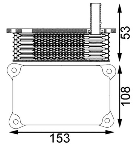 Mahle ÖLküHler MotoröL CLC 201 000S FüR Ford B4Y B5Y Mondeo BWY 3 Transit Bus 1-image
