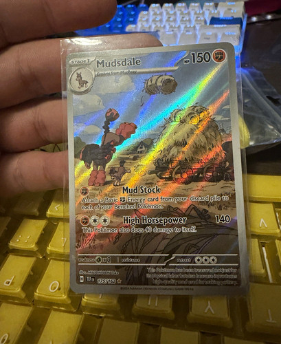 The Pokémon Company SV05 Temporal Forces Mudsdale 175/162 Illustration Rare Holo