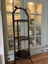 Vintage Foldable Wooden  3 tier cake stand 