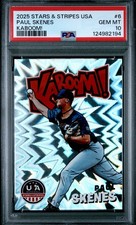 2025 Panini Stars & Stripes USA KABOOM #6 Paul Skenes RC SSP CASE HIT PSA 10