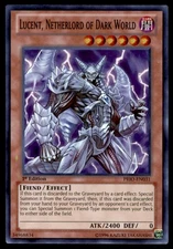 Yu-Gi-Oh! Lucent, Netherlord of Dark World #PRIO-EN031 1st Edition Light Play