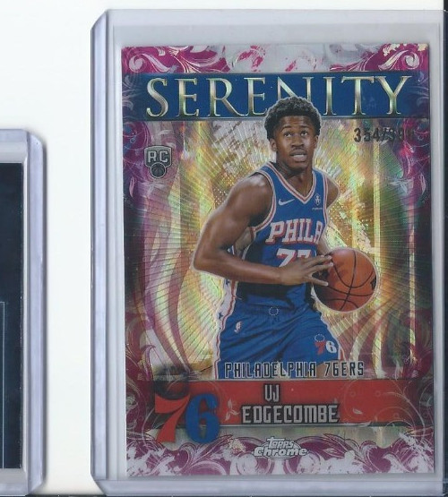 2025-26 Topps Chrome - Serenity VJ Edgecombe   Magenta Refractor /399