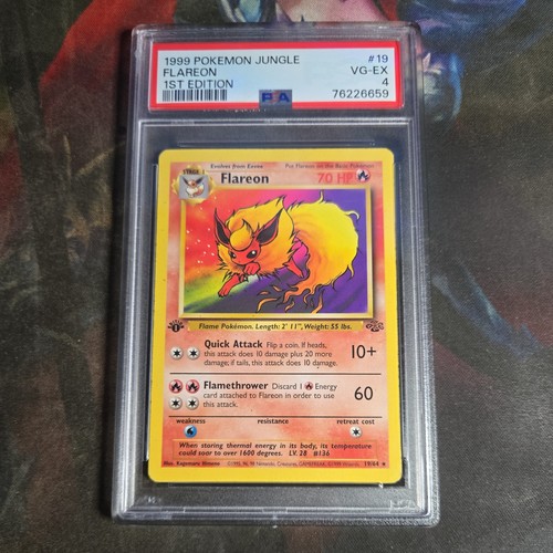 Flareon (1st Edition) graded PSA 4 for sale on eBay