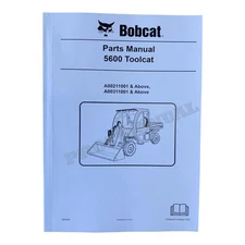Bobcat 5600 Toolcat Work Machine Parts Catalog Manual A00211001- A00311001-