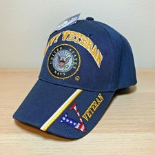 Official US Navy Licensed Cap Navy Veteran  Navy Emblem