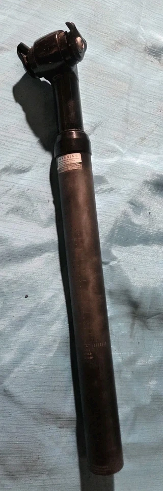 Sattelstütze Gefedert 34,9 Top Zustand