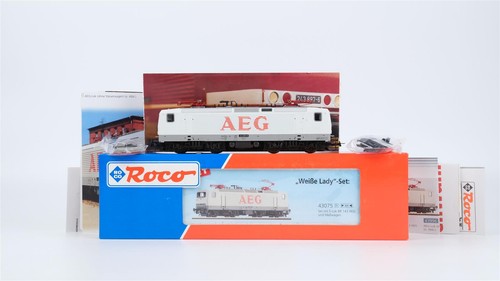 Roco H0 43996 E-Lok BR 143 001-6 "Weisse Lady" Wechselstrom | Zustand: Gebraucht