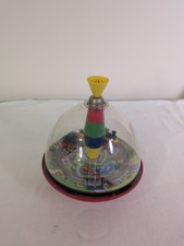 Vintage Bolz Germany 1985 - Toy Train Spinning Top Dome Railroad - No Sounds