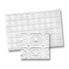Dolls House Faux Tin Ceiling Miniature 1:12 Scale Foam Board 13 x 9 inches