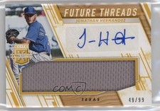 2019 Panini Elite Extra Edition Gold 49/99 Jonathan Hernandez #FTS-JH Auto 0s3