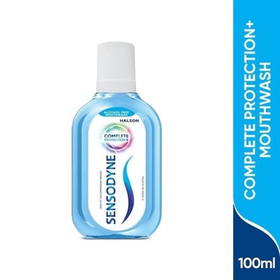 Sensodyne Mouthwash Complete Protection+ Alcohol Free Mouthwash 100 Ml