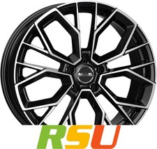4x MAK Stilo black mirror 8.5x20" ET38 LK5 112 ML 57.1 Alufelgen 20 Zoll