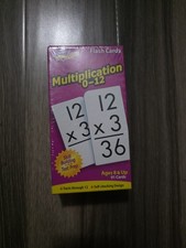 Trend Enterprises Inc. Multiplication Flash Cards 0-12 91 Cards New Home School