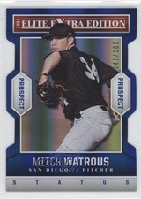 2014 Elite Extra Edition Prospects Status Blue Die-Cut 47/100 Mitch Watrous 0o0