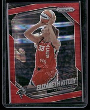 2025 Panini Prizm WNBA #41 Elizabeth Kitley Red Pulsar Prizms #/299